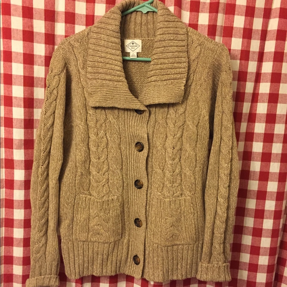 Cozy shawl collar sweater